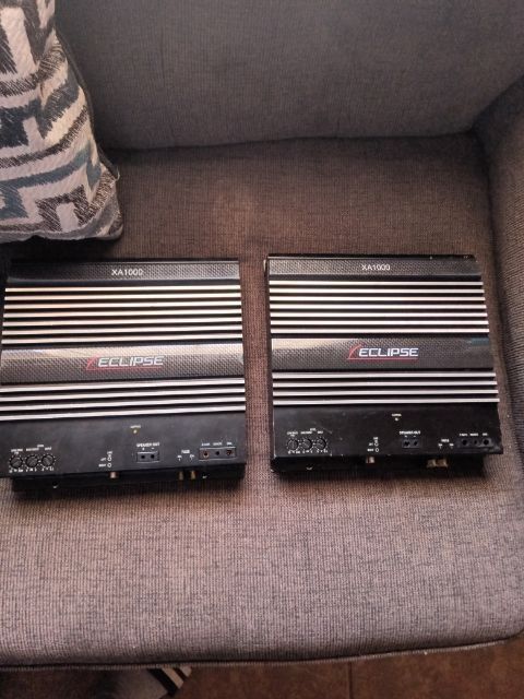 2 Eclipse Xa1000 Car Audio Amps 