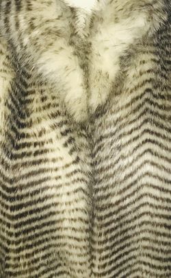EMMELEE Women’s Faux Fur Vest Brown Size Small