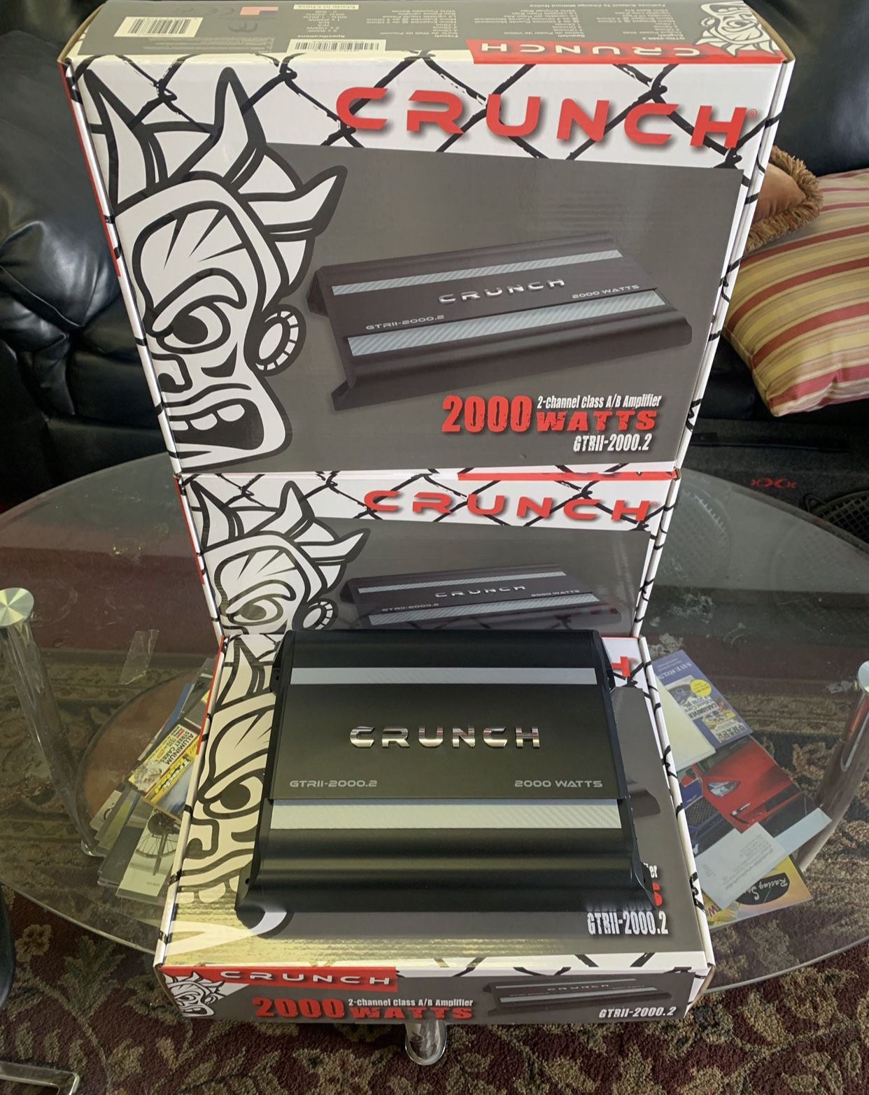 Crunch Car Audio Car Stereo Amplifier . 2000 watts . Holiday Super Sale $75 While They Last . New