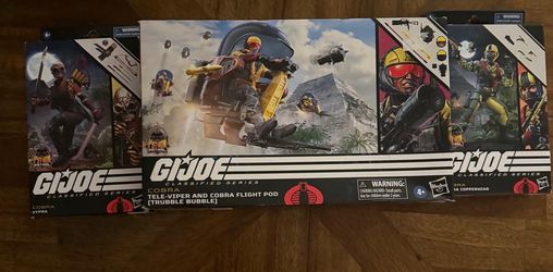 G.I. Joe Classified Cobra Bundle – Vypra, Copperhead & Tele-Viper Flight Pod