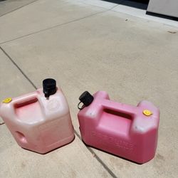 gas cans - plastic
