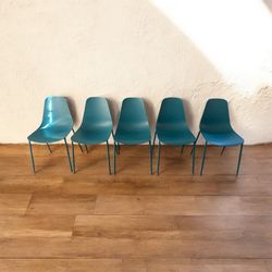 Article Svelti Dining Chairs - Deep Cove Teal (5 Total)