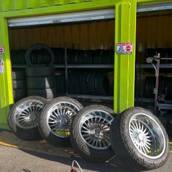 22” Stealth Forged Polished Rims – 6-Lug – Great Condition 