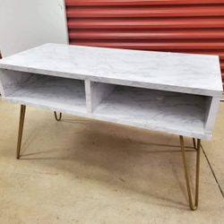 Athena 42 in. White Mable TV Stand