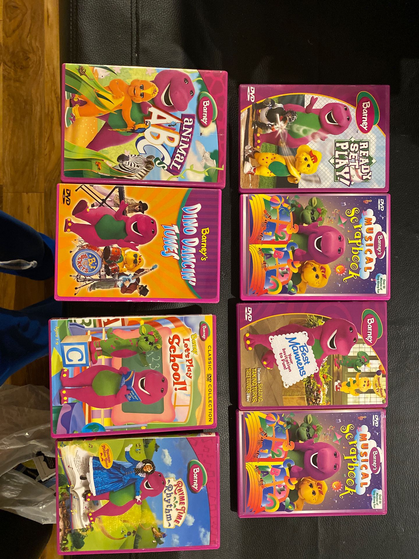 8 Barney DVD’s