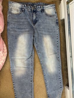 Light wash jeans