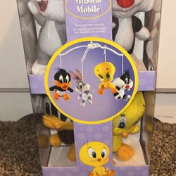 $25 NIB - Baby Looney Tunes Musical Mobile