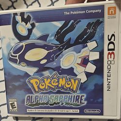 Pokemon Alpha Sapphire Nintendo 3DS 