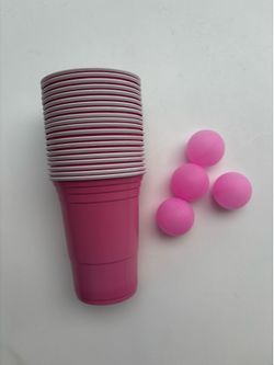 Pink Pong Game Set