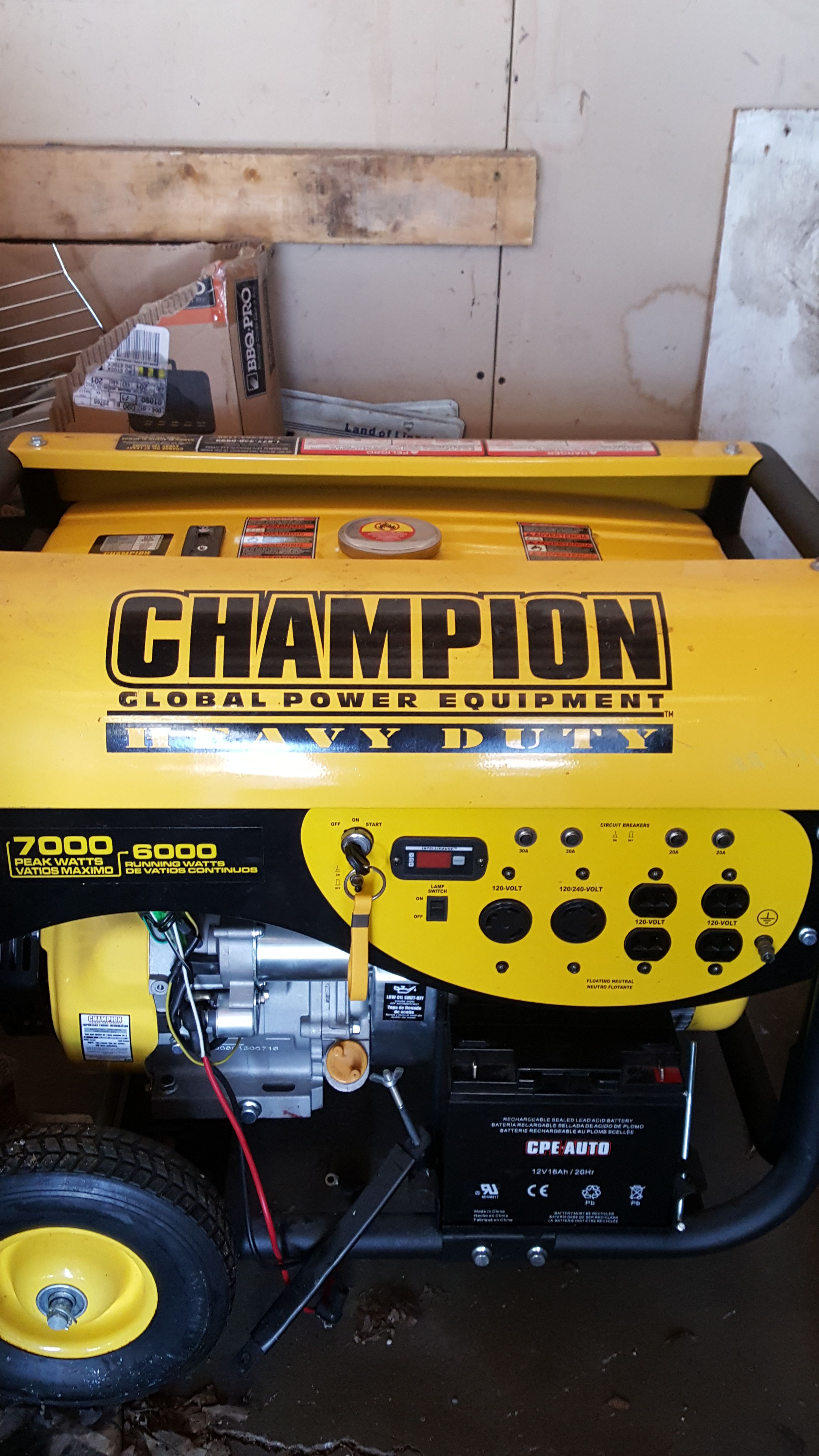 ***Brand New***Champion GPE Generator 7000watts w/electric start