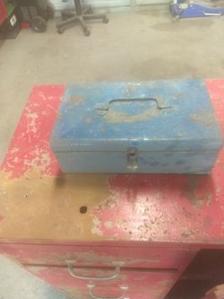 Small metal tool box