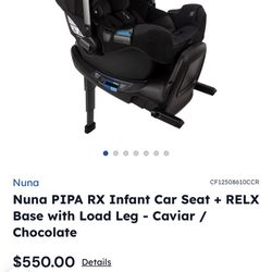 Nuna PIPA  RX Infant Car Seat Collection