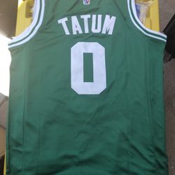 Jason Tatum Boston Celtics Jersey..everything Stitched..size Large Only 