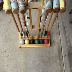 Croquet set