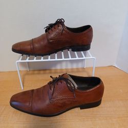 Brown Leather Geox Respira Italian Dress Shoes  Size 43( 10)