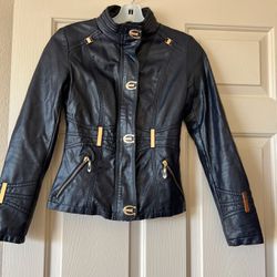 Leather Jacket Size M