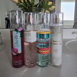 Bath and Body Works Body Sprays