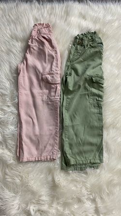 Cat & Jack Girls Cargo Pants Bundle – Size XS (4/5) – 2 Pack