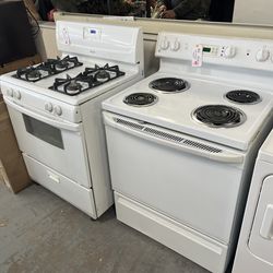 Ge And Whirlpool Oven Range (in Store) Gas And Electric 