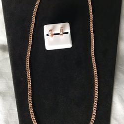 Various Chains, Bracelets And Earrings 925 Sterling Silver 