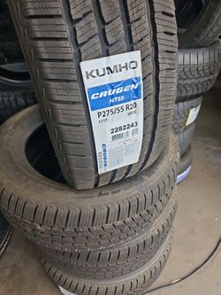 New set of 275 55 20 kumho