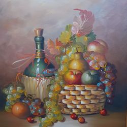 Fruit Basket Painting 