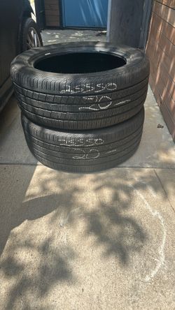 Pair of 255/50/20 Continental 