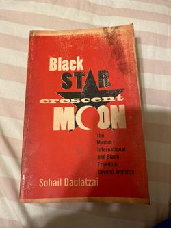 Black Star crescent moon by Sohali Daulatzai