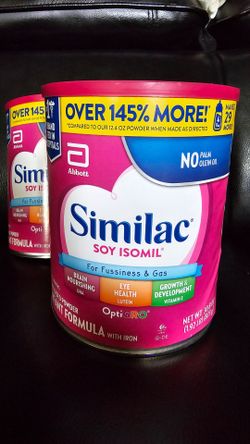 June 1 2027 | Similac Soy Isomil Powder Infant Formula - 30.8oz: Kosher, Halal, Easy to Digest, Eye Development