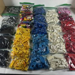 9 Pounds Of Legos And Bricks. Plates, Wheels, Windows, And More! 