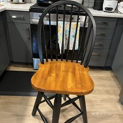 Wooden chairs 24in high