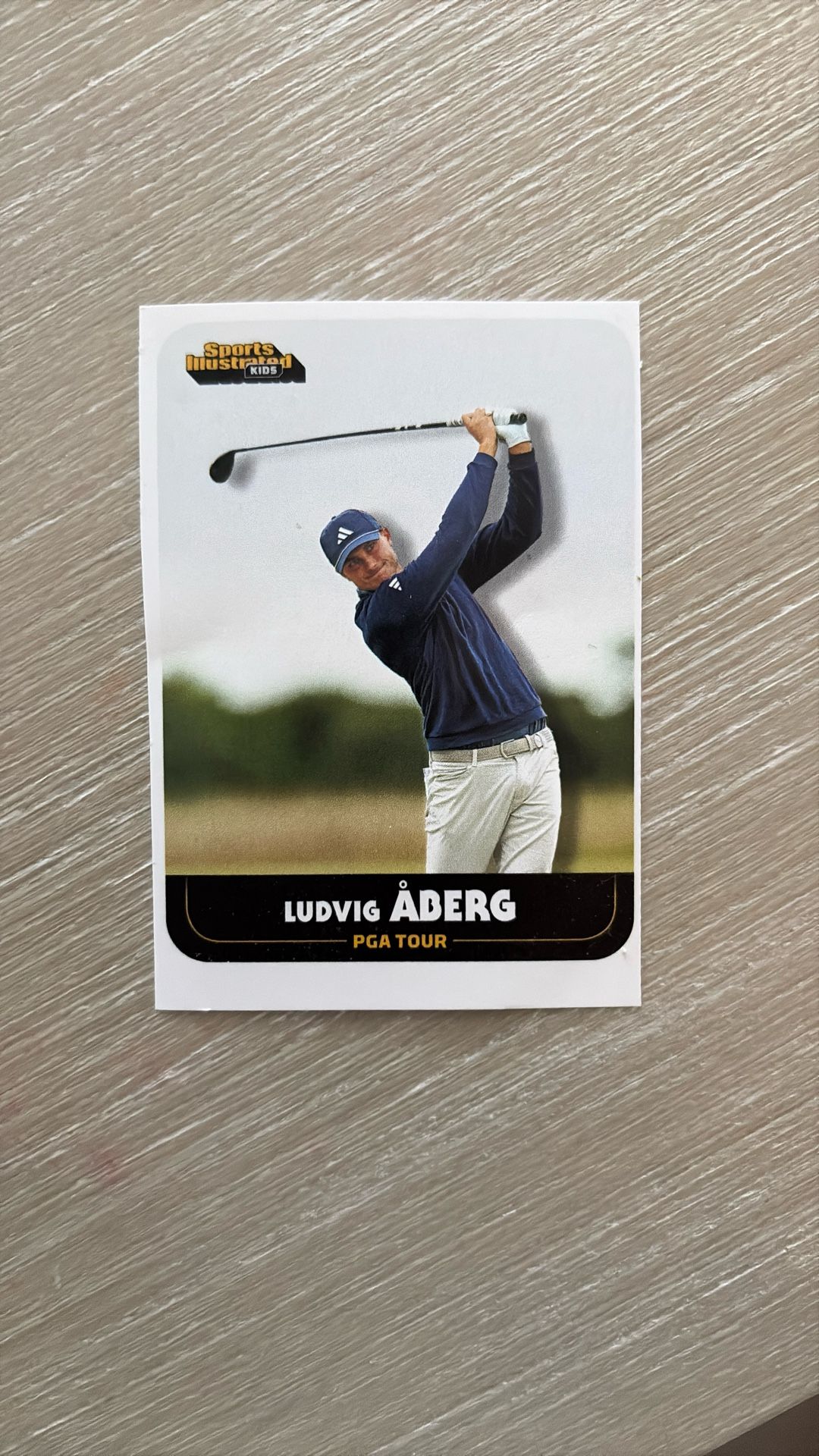 Ludvig Aberg Sports Illustrated Card