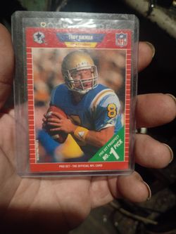 Troy Aikman Pro Set Prospect No. 1 Pick NFL Card