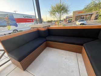 Custom Restaurant Booth | Premium Quality | Multiple Colors & Designs