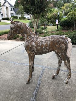 Fiberglass horse