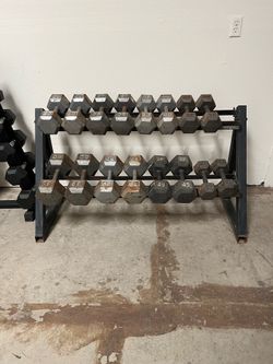 Dumbbell Weights with Stand