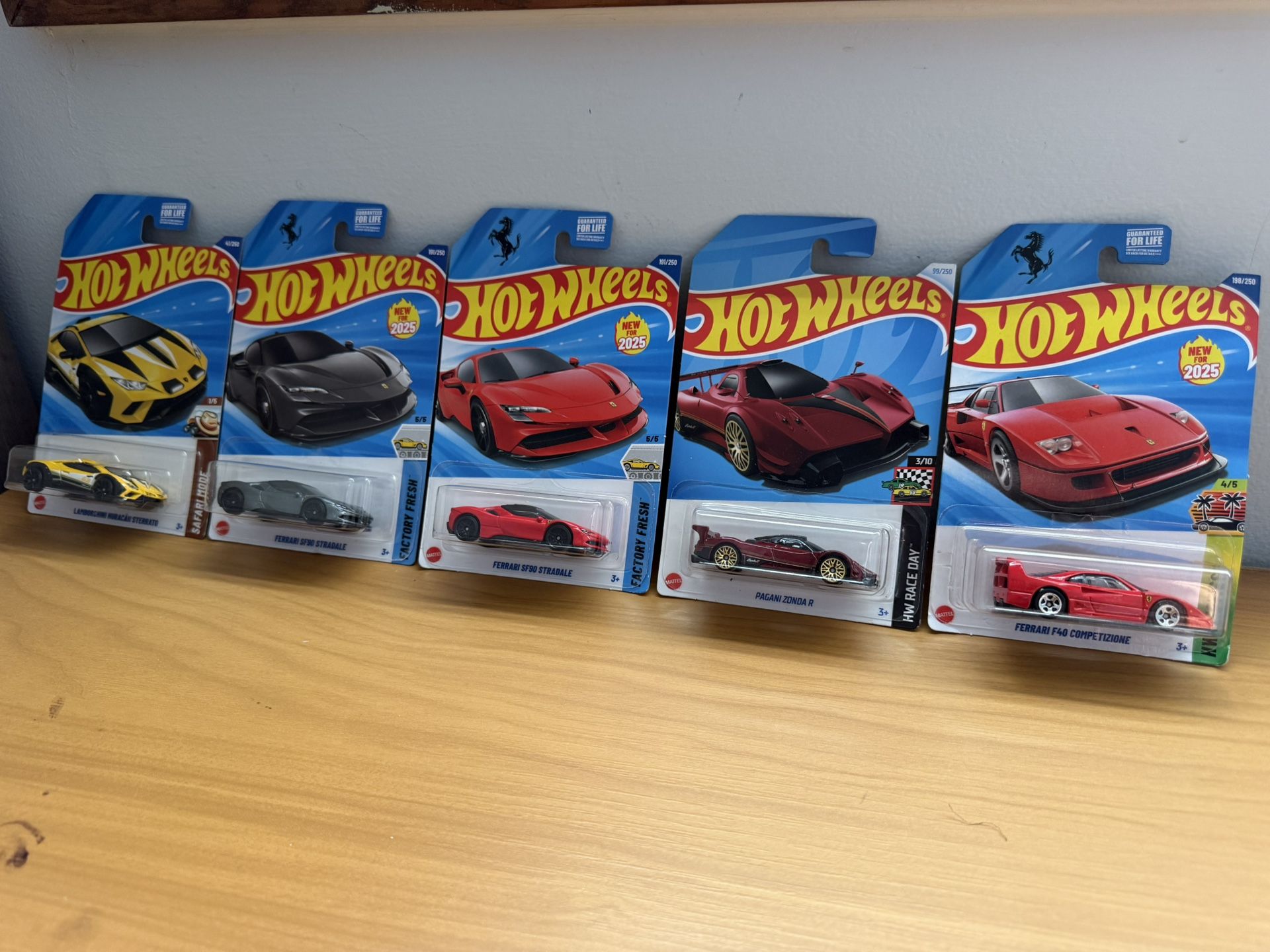 Hot Wheels Set of 5 