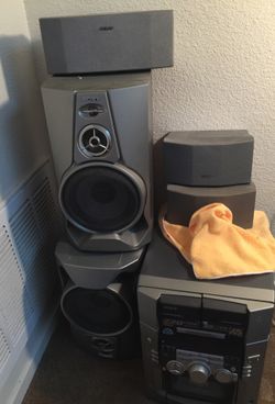 Sony stereo 51 cd storage