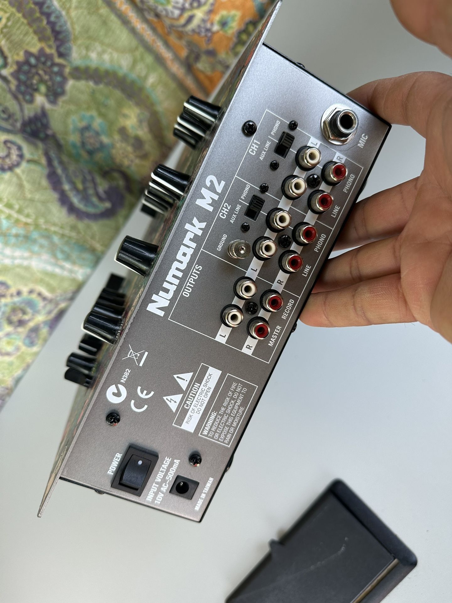 Numark M2. 2-Channel Professional DJ Mixer Custom Graphic Skin Futurerama T2