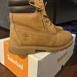 Timberland Linden Woods Waterproof Lace Up Wheat Women's Boots Size 8