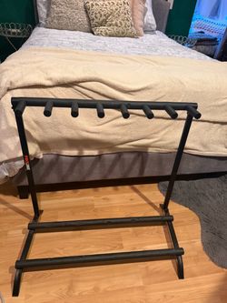 Multi-Guitar Rack Stand – Holds 7 Guitars / Basses (Folding Frame)