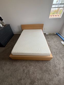 IKEA Malm Bed Frame with Mattress Size Full