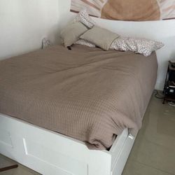 White Ikea Bed frame