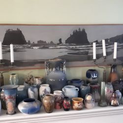 Antique Art Pottery Collection Rookwood Weller Tiffany Matte Glaze Gloss Crystalline Royal Copenhagen  Roseville 