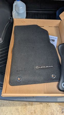 2019-2025 Lexus ES350 ES300H F SPORT Black Carpet Floor Mats OEM PT(contact info removed)4