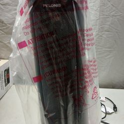 New Pelonis Portable Electric Tower Heater, Ceramic, Black.