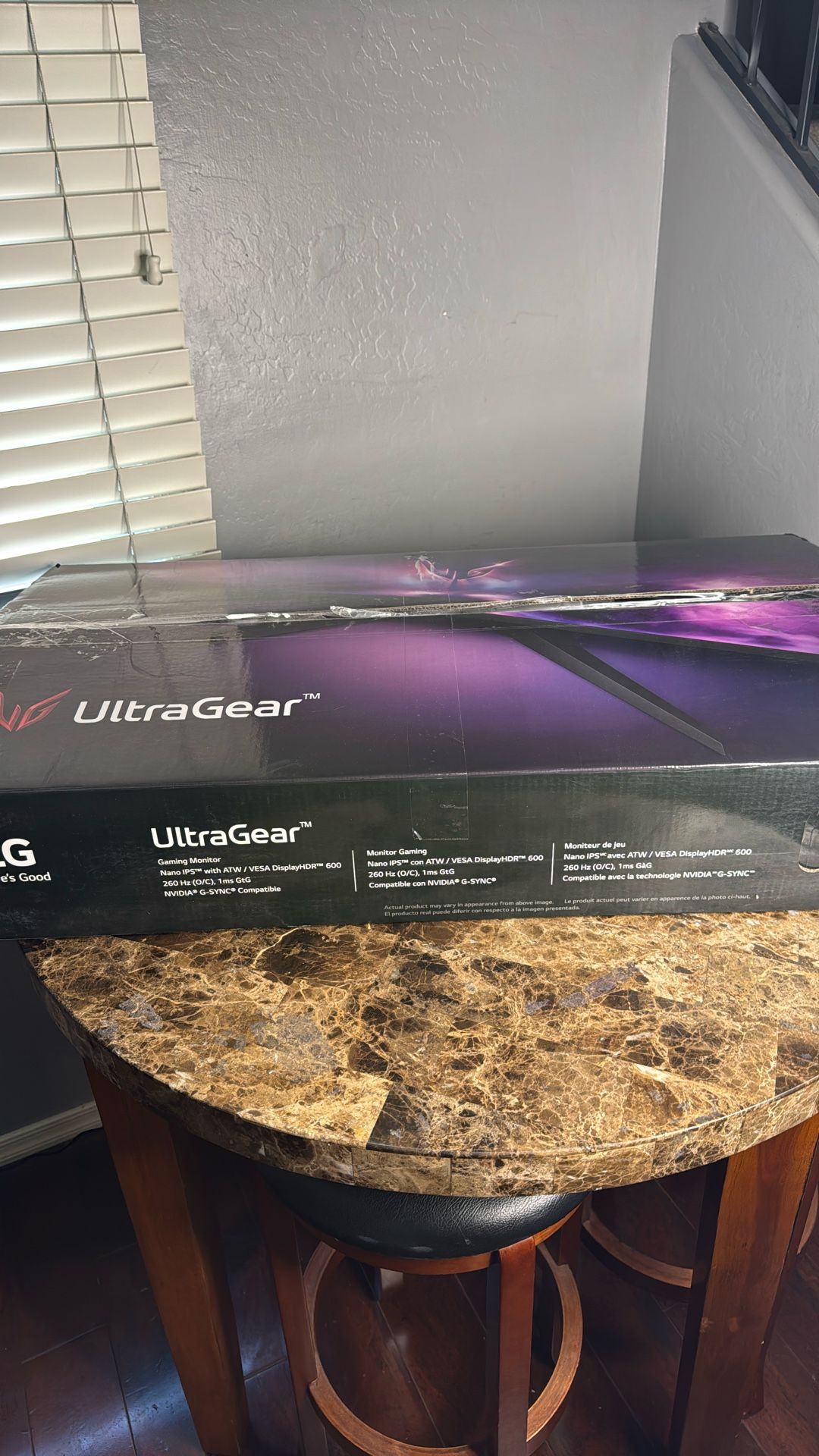 LG Ul tragear Gaming Computer Monitor 32GQ850-B New Open Box