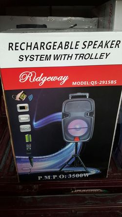 Brand new speakers special