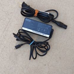 Lenovo 45w USB Type C Charger / Power Adapter