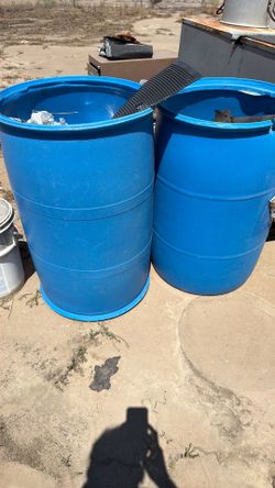 Blue or white barrels make an offer